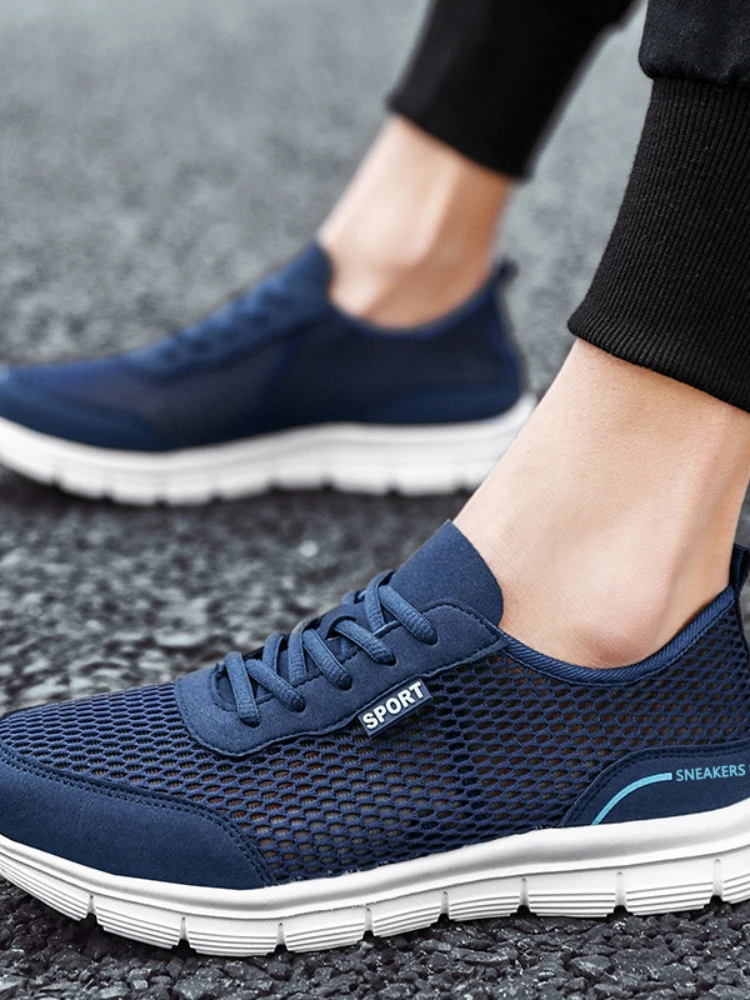 Soft Loafers Men Shoes Autumn Lazy Shoes Lightweight Cheap Mesh Casual Shoes Men Sneakers Tenis Masculino Zapatillas Hombre