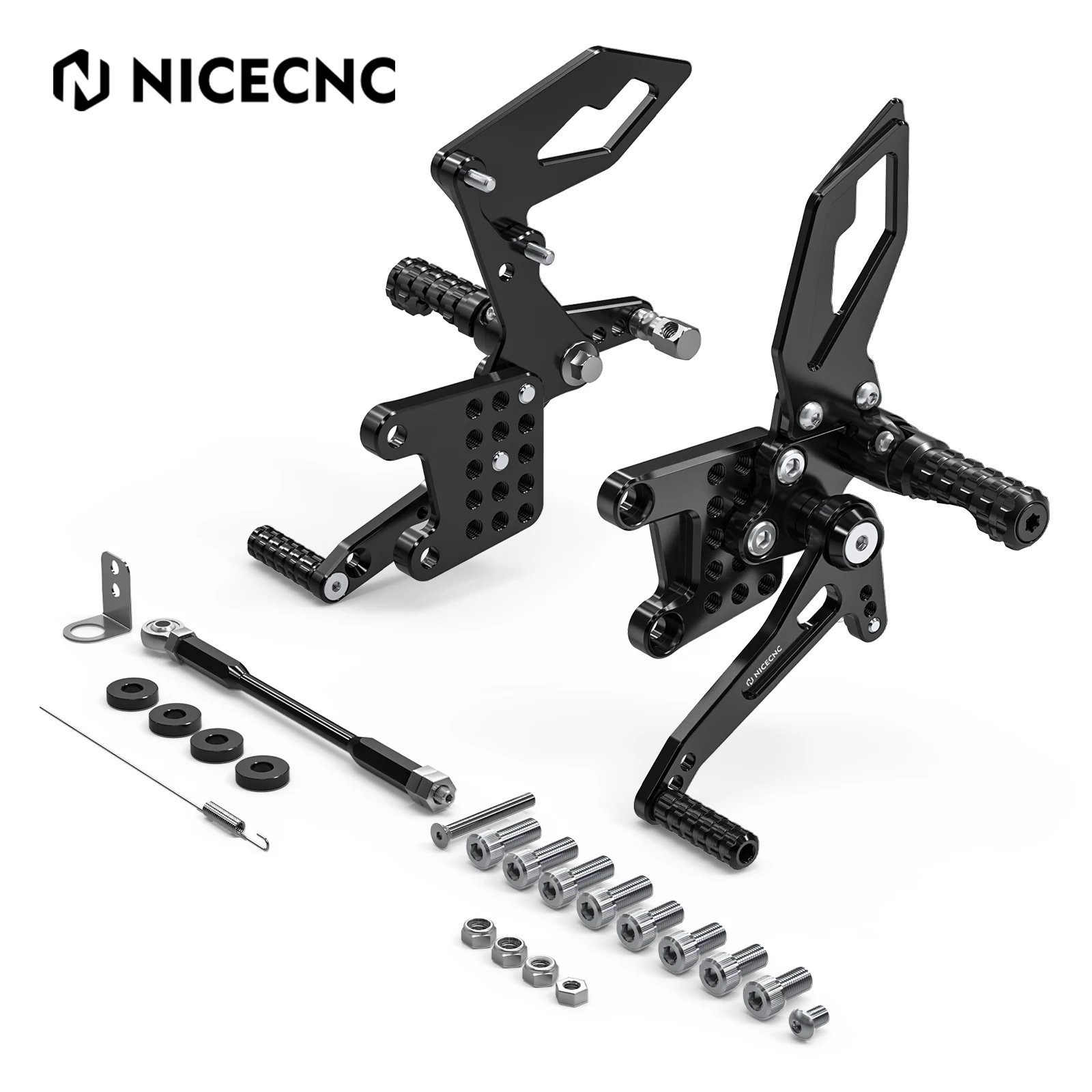 Para Suzuki GSXR 600 750 1997-2005 GSXR1000 01-04 reposapiés trasero ajustable de carreras Suzuki SV650/S 1999-2010 SV1000/S 2003-2007