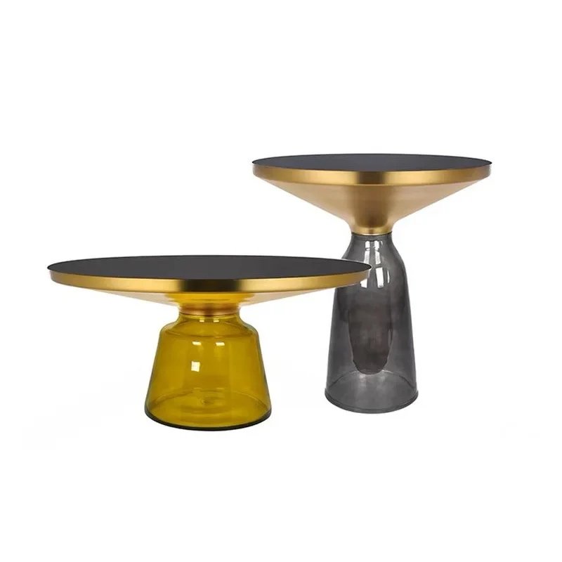 

Витражный журнальный столик, легкий, роскошный, простой, современный, высококачественный, с декоративным краем, украшение стола