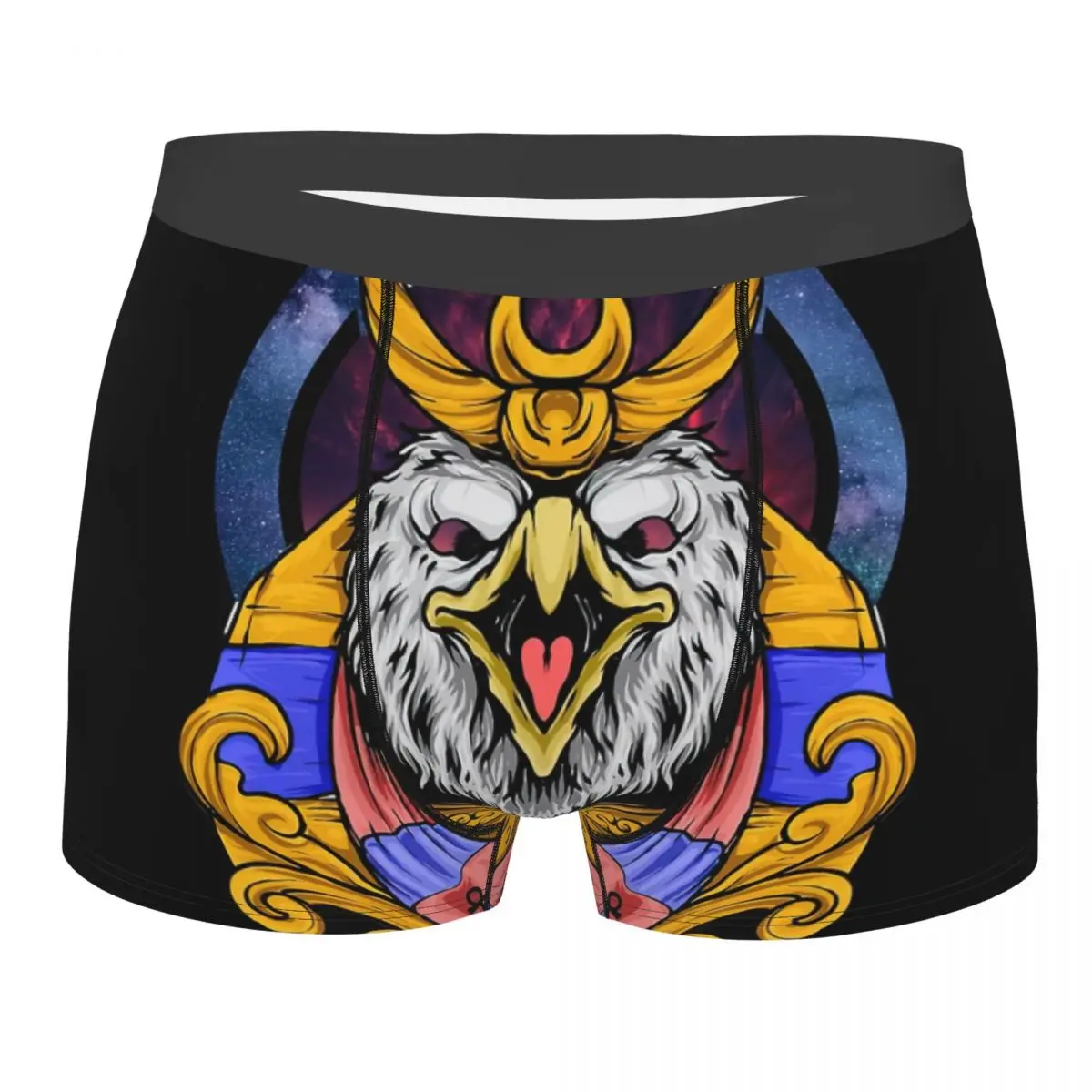 Illustration God Ra Underpants Breathbale Panties Male Underwear Print Shorts Boxer Briefs