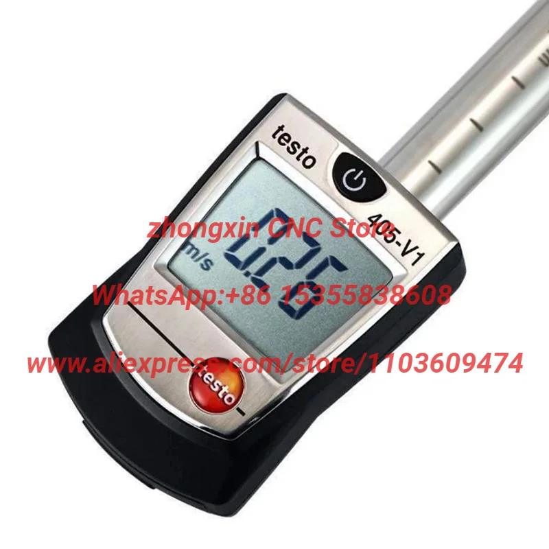 Testo 405-V1 Thermal Anemometer With Duct Holder Air/Wind Flow Volume Speed Temperature Meter Tester Testo405-V1  0560 4053