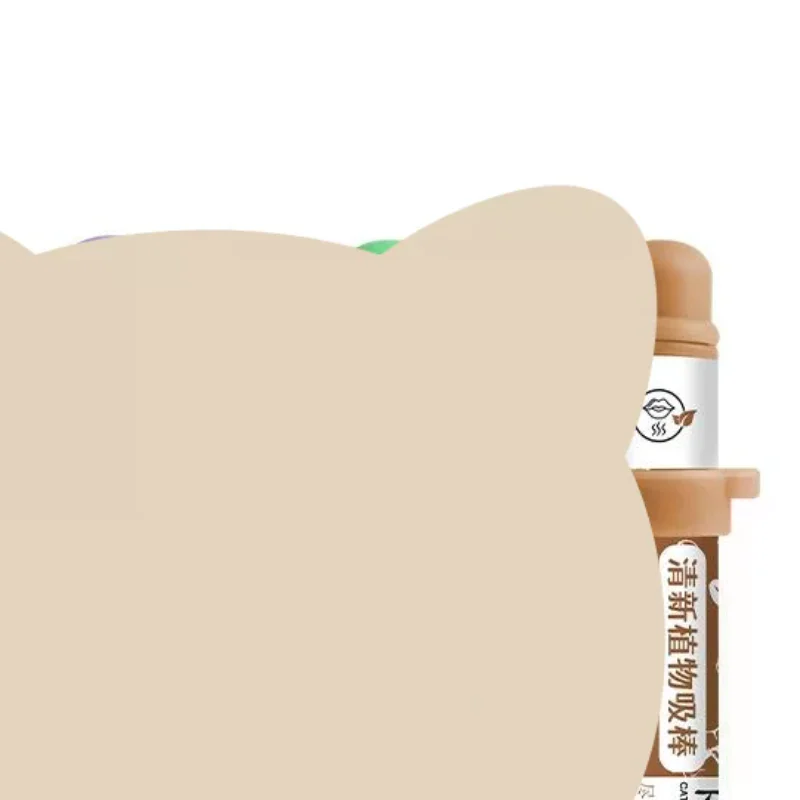 1Pc Cool Scent Nasal Inhaler Multi Flavor Refreshing Plant Aroma Stick Fresh Fragrance For Office Travel Daily Use