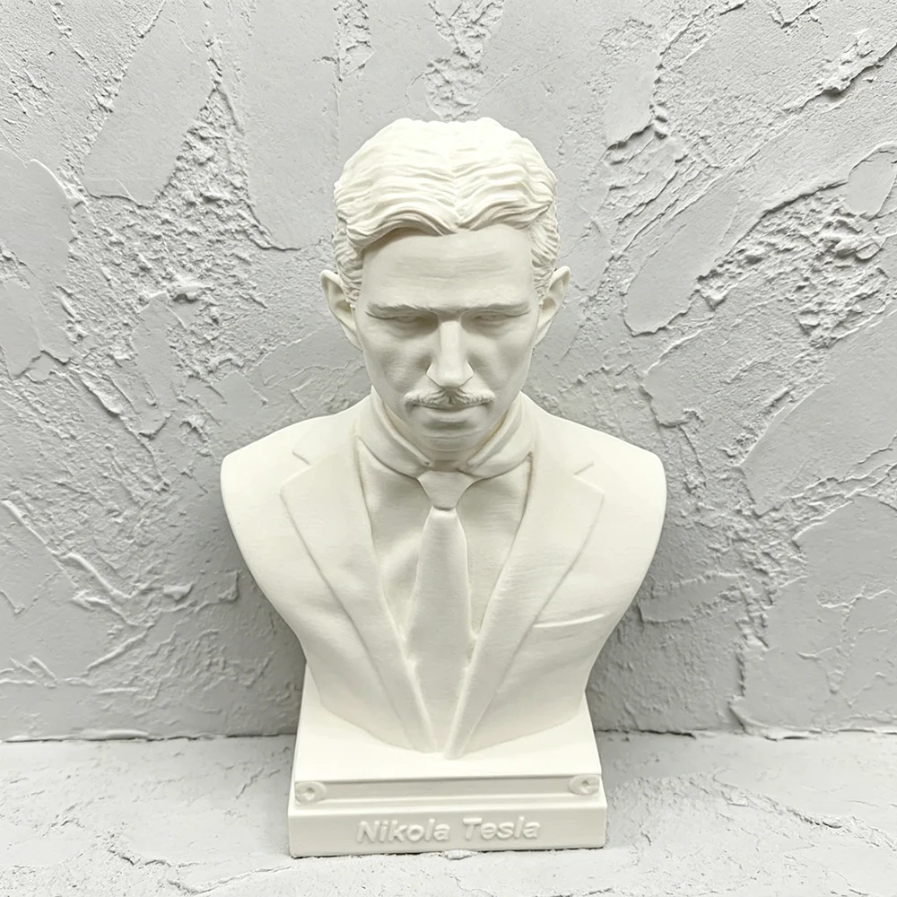 10cm/15cm/25cm Nikola Scientist Ornaments, Statues and Decorative Models 3D Printed PLA Model Figurine Miniature Craft Gfit