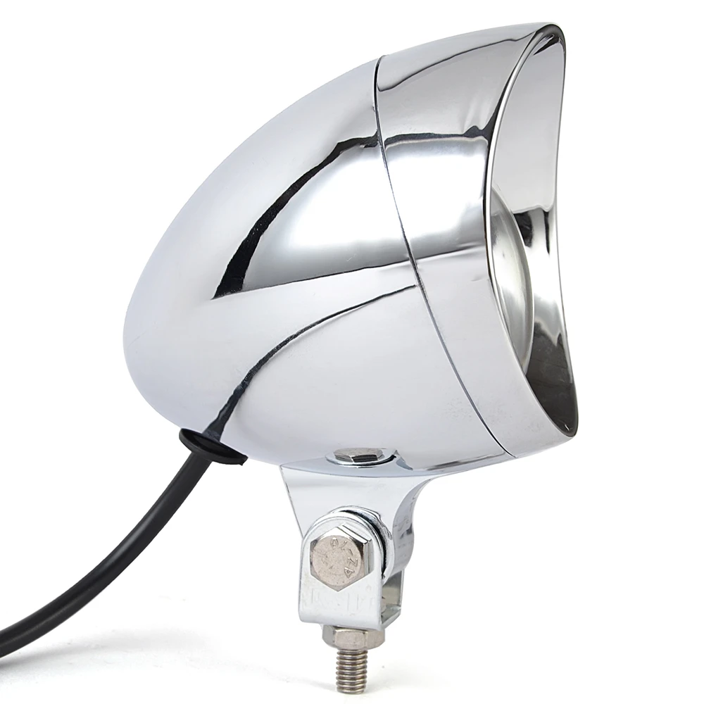 Motorcycle LED Fog Lights Front Headlight Lamp DC12V For Harley Bobber Chopper Cruisers Touring Custom Cafe Racer view 4