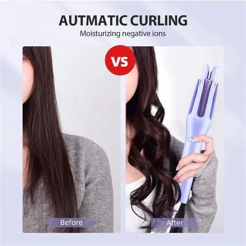 Automatic spiral coil electric rotating curling iron lazy curler hair home use ceramic curling iron