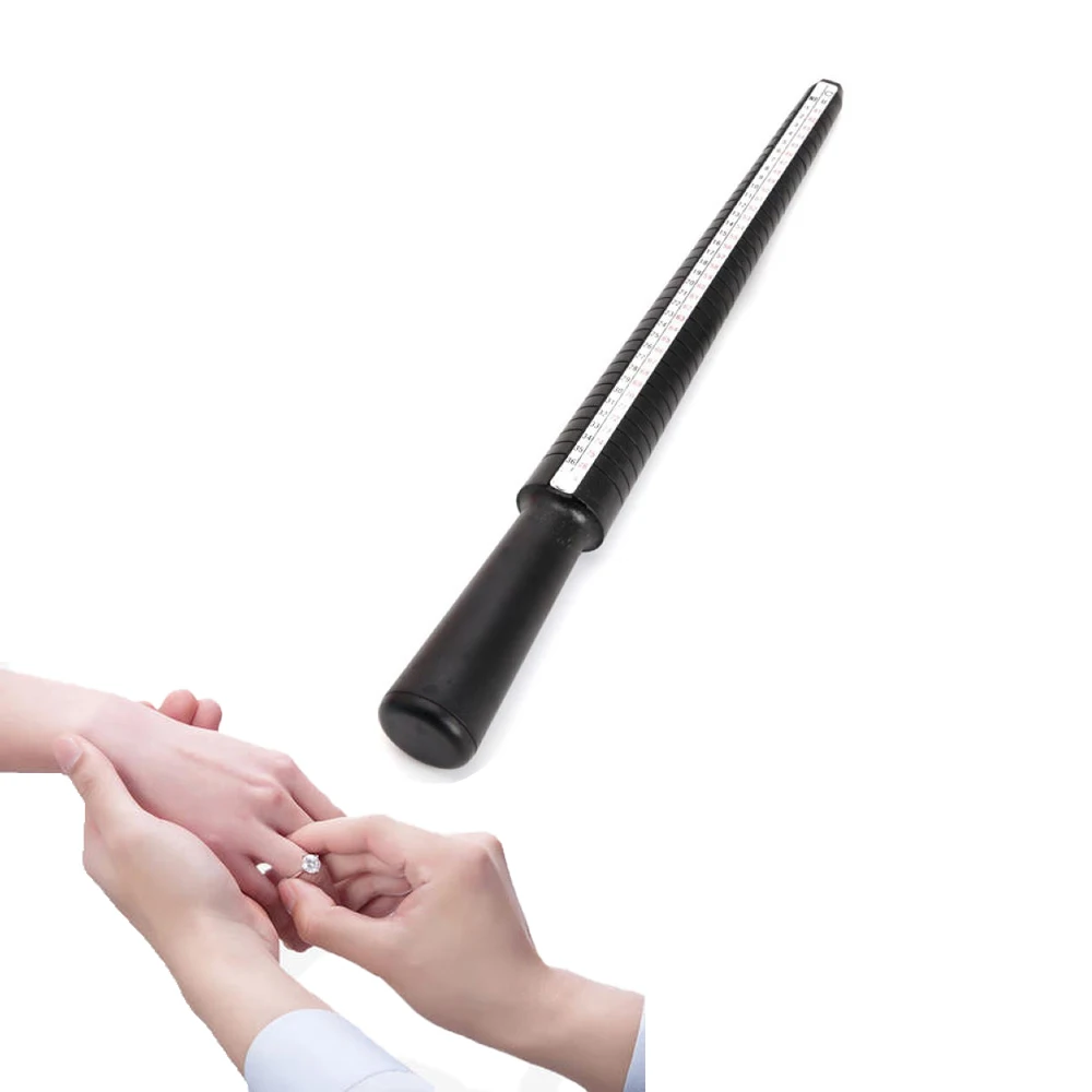 

Размер США, европейский размер, профессиональная пластиковая измерительная палочка, измерительный прибор для пальцев, измерительный инструмент для кольца, оправка