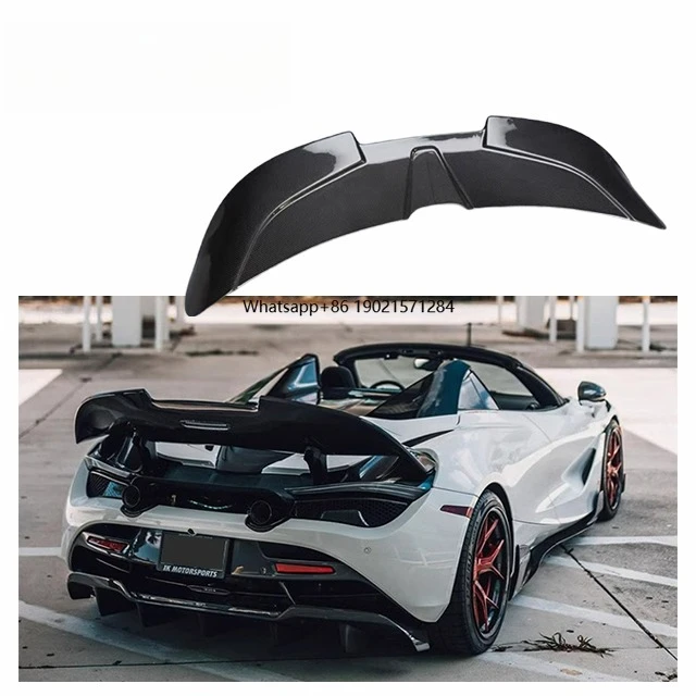 

For McLaren 720s Upgrade Ryft Carbon Fiber Spoiler Body Kit McLaren 720s Ryft Rear Spoiler Wing