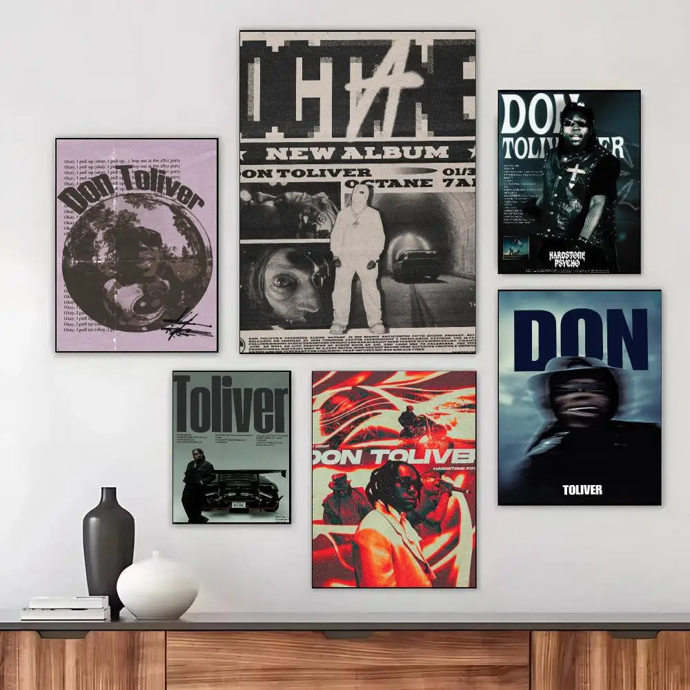 Don Toliver singer Poster Modern Aesthetic Wall Art Print Minimalist Bedroom Living Room Home Decor Gift