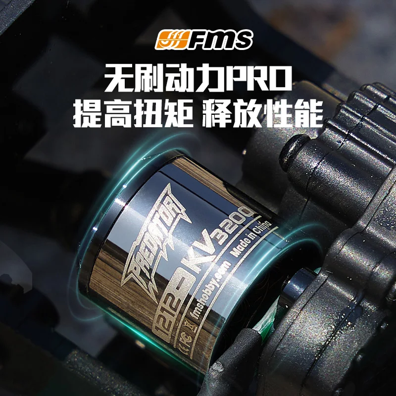 FMS 1/24 FCX24 Small Odd Car Hopper RC Remote Control Model Car Simulation Brushless Electric Climbing Off-road Vehicle