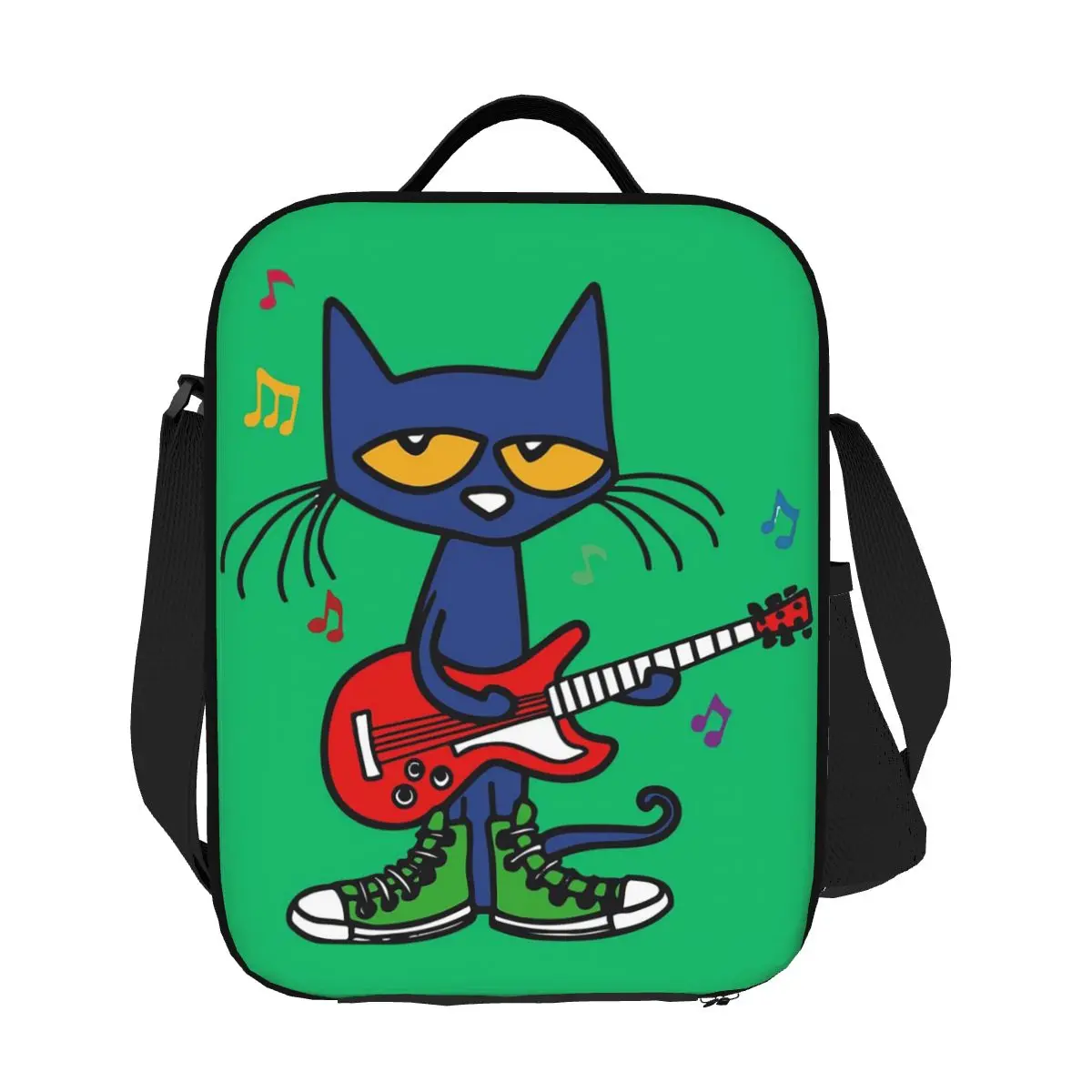 

Изолированные сумки для обеда Pete The Cat Singing, герметичные сумки для пикника, термохолодильник, ланч-бокс, сумка для обеда, женская работа, дети, школа