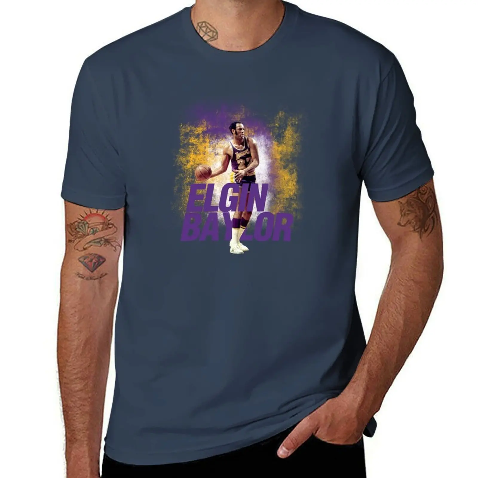 

Elgin Baylor Legend T-Shirt Urban Style Print T-Shirt
