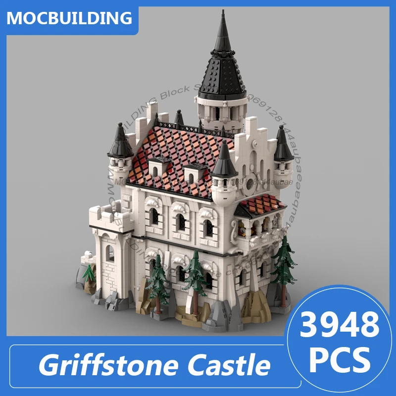 Griffstone Castle Model Moc Building Blocks Diy Assemble Bricks Educational Architecture Display Creative Toys Gifts 3948PCS