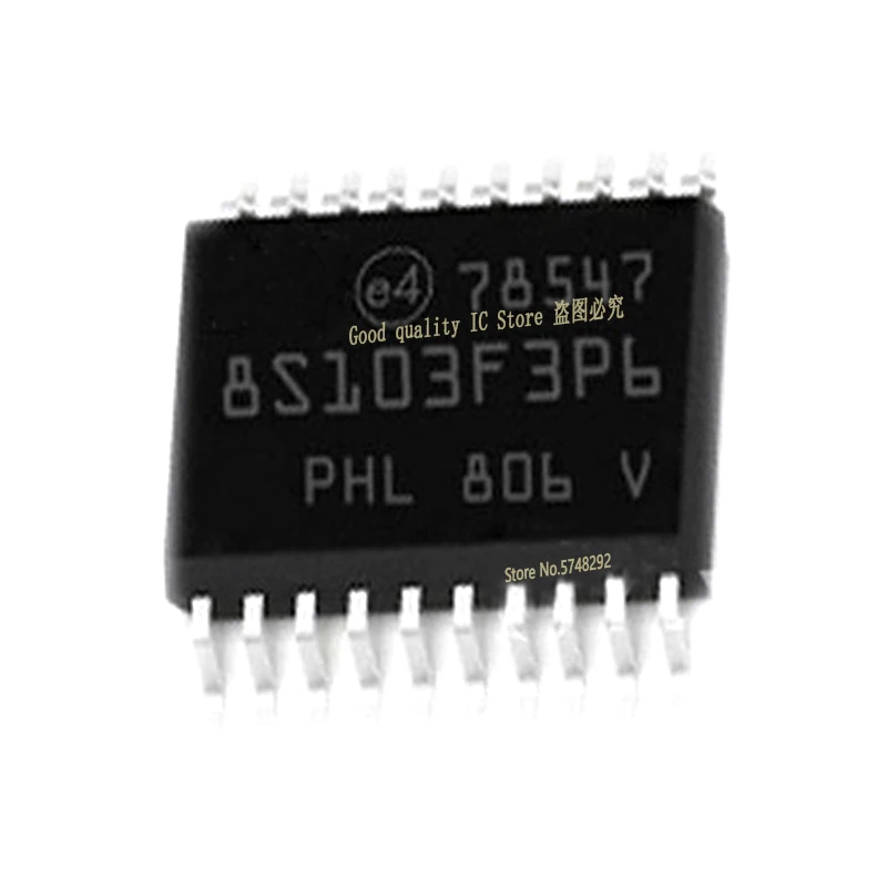 

10PCS/lot STM8S103F3P6 TSSOP20 8S103F3P6 STM8S103 100% new imported original