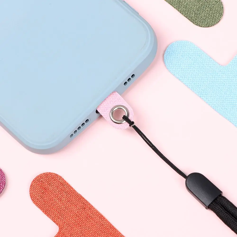 Universal Adjustable Replacement Cord Rope Patch Clip Snap Cord Card Gasket Mobile Phone Lanyard