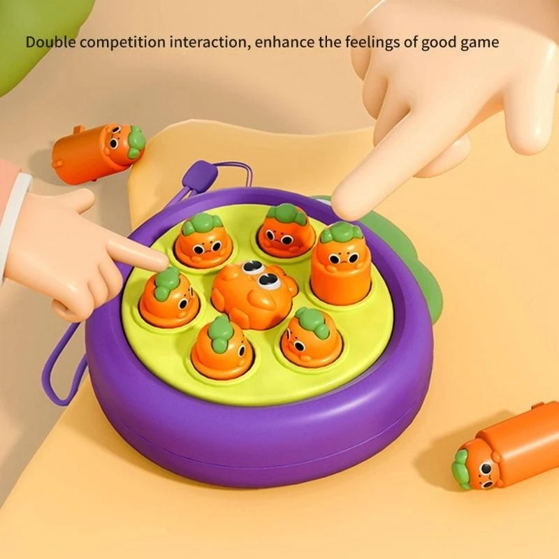 繰り返しポップアップするターゲットと旅行に優しいサイズ 15UB を特徴とするマルチプレイヤー ワッキング ゲーム セット