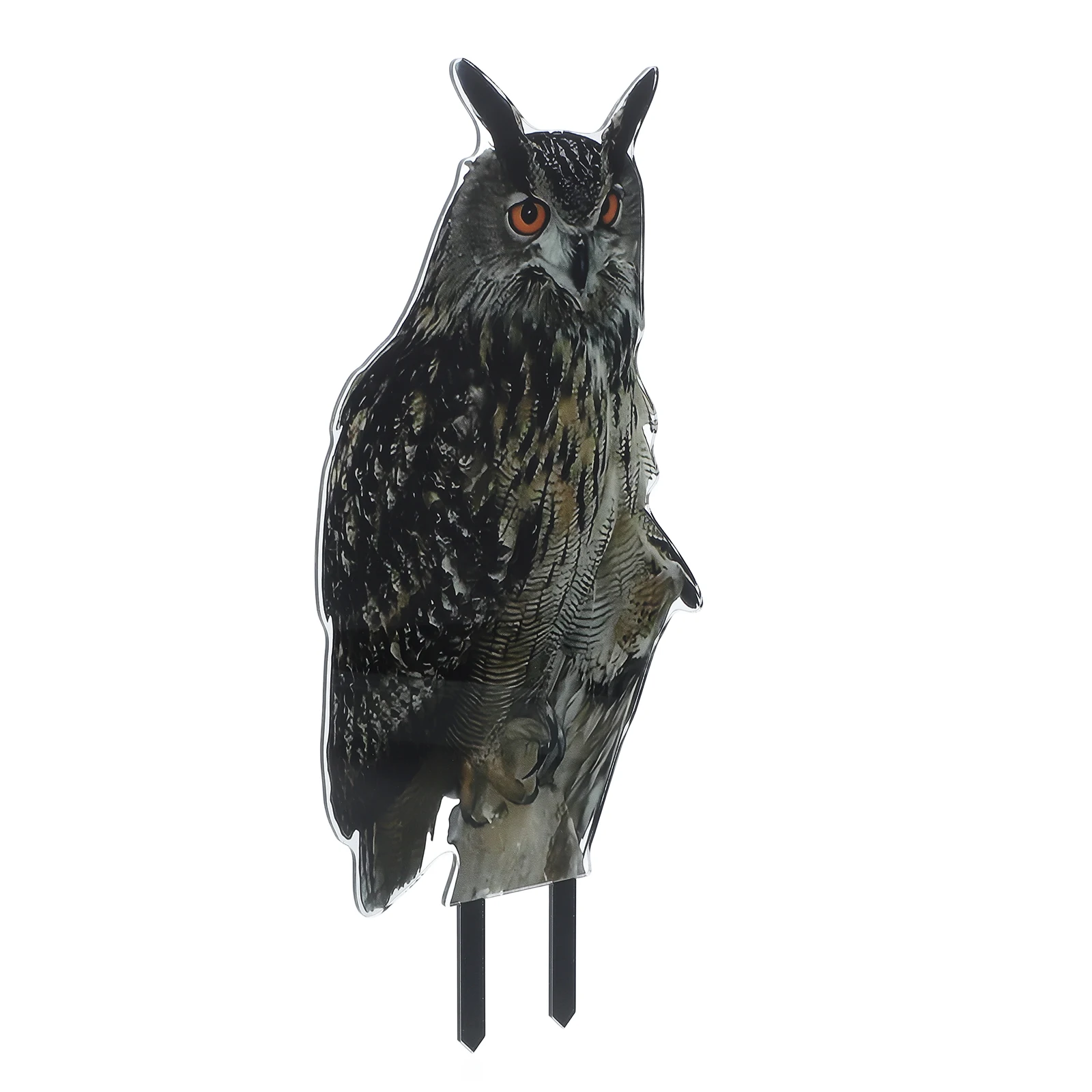 

Acrylic Owl Garden Stake Decorative Charm Unique Shape Durable Material Easy Installation Yard Decor Outdoor Stakes