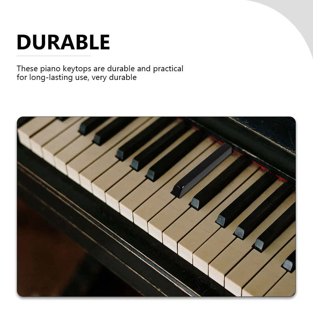 

88Pcs Piano Keytops High Quality Repairing Accessories Practical Musical Instrument Parts Piano Keytops Instrument Supplies
