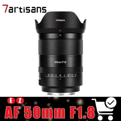 7Artisans AF 50mm F1.8 Full Frame Auto Focus Camera Lens compatible with Sony A7III Nikon ZFC