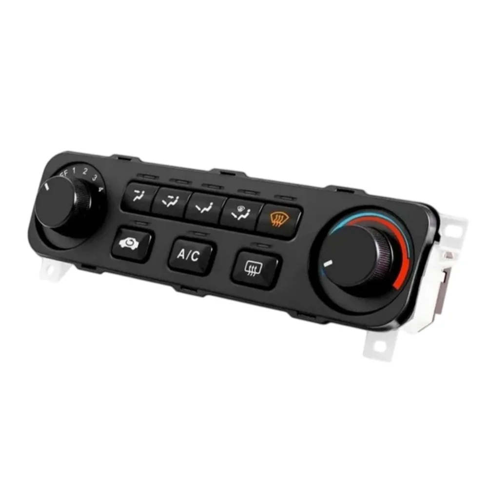 Black Climate Control Module for Honda For Accord 2001 2002 with Temperature Airflow and Wind Direction Control