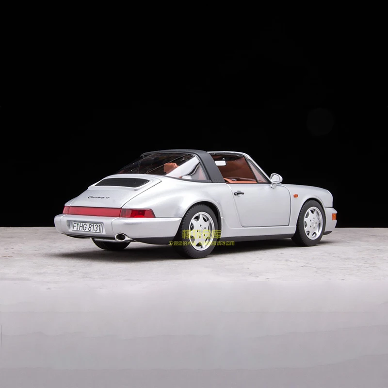 NOREV Diecast Original 1:18 Scale Porsche 911 964 Carrera Targa Sports Car Simulation Alloy Car Model Static Collectible Gift