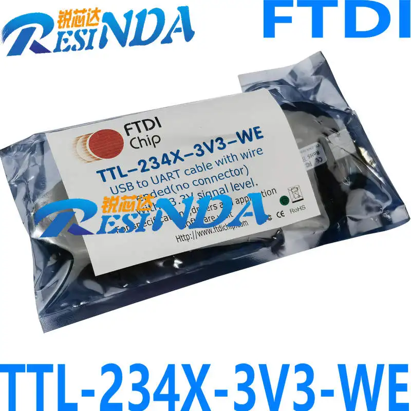 FTDI spot genuine TTL-234X-3V3-WE USB to UART serial cable +3.3V