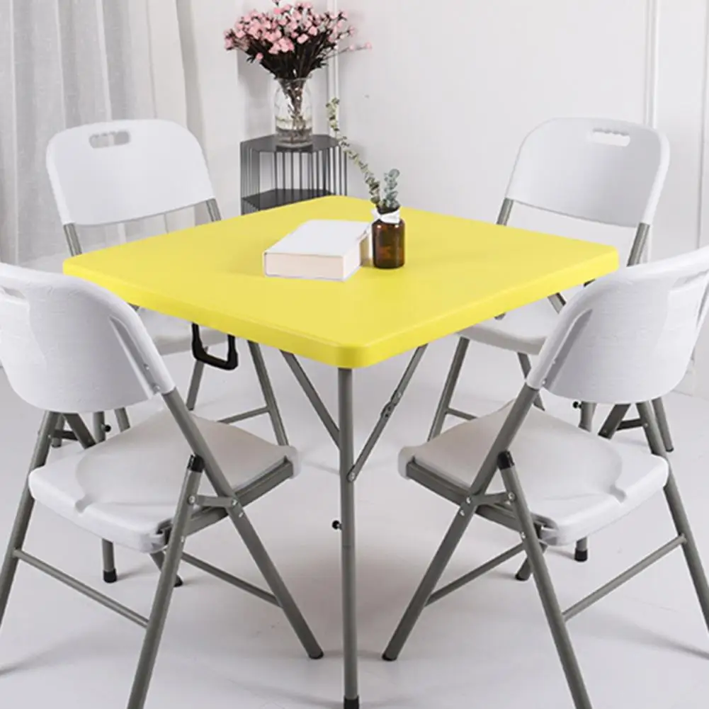 

2Pcs 86*86cm Table Cover Stretchy Fitted Square Tablecloth Only With Elastic Edge Table Cloth For Kitchen Tables Without Table