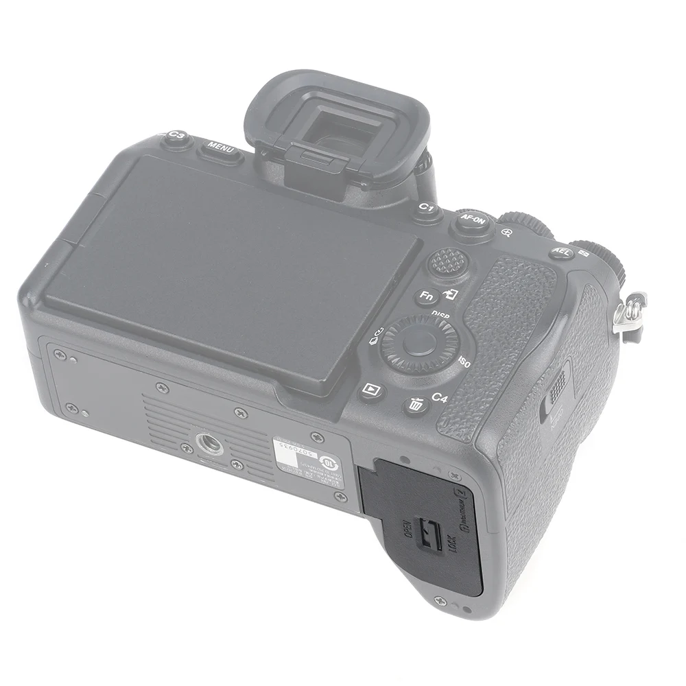 FOTGA-tapa de la puerta de la batería para Sony A7M4, A7R4, A7S3, FX3, Fx30, A1, A9II, piezas de reparación de la Cámara, accesorios de la cubierta de la batería