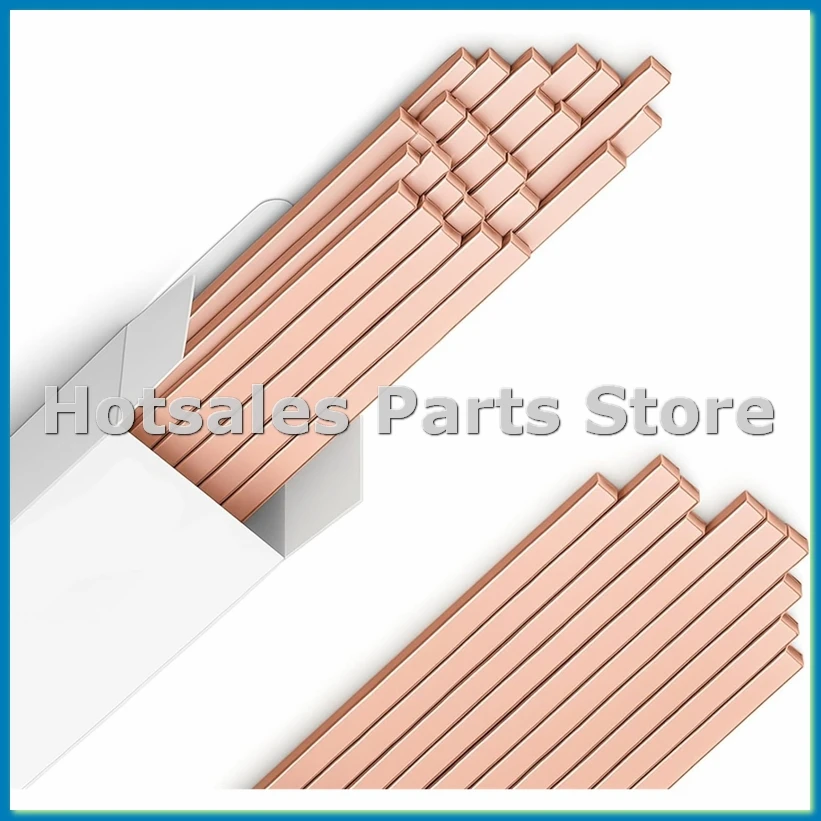 40 Sticks 15% Silver Brazing Rods - Flat Phos Copper Welding Rods for HVAC, Air Conditioner, Solder Brazing Alloy 25cm-A57M