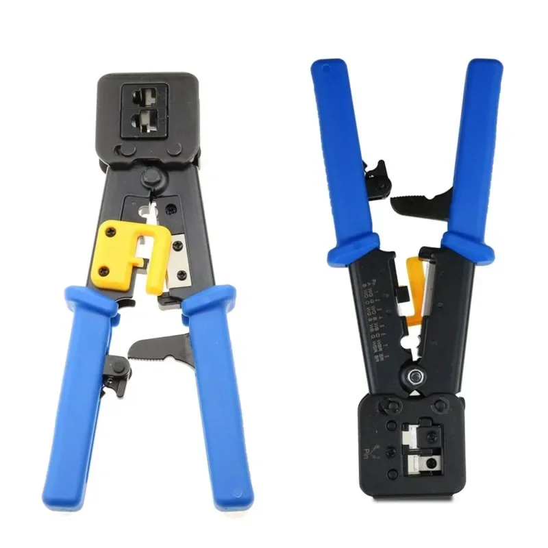 RJ45 Narzędzia do zaciskania kabli Zaciskarka RG45 Ethernet Internet Network Szczypce RJ12 Cat5 Cat6 Sieć Rj 45 Zacisk do ściągania izolacji