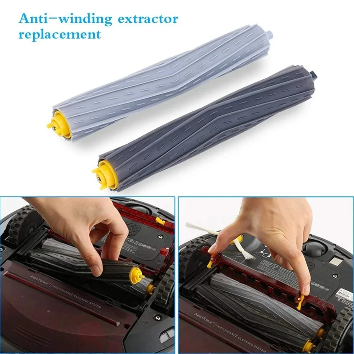 A58E-หลักแปรงลูกกลิ้งสําหรับ iRobot Roomba 800 900 Series 805 864 871 891 960 961 964 980 เครื่องดูดฝุ่นอุปกรณ์เสริม