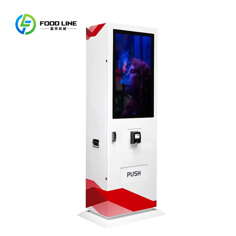 Custom High Capacity Cigarette Vending Machine, 24 Hours Full Self-Service Intelligent Vending Equipment