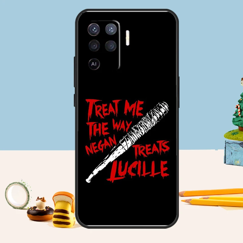 Negan The Walking Dead Case For Oppo A54 A74 A94 A80 A60 A40 A18 A38 A58 A78 A98 A96 A76 A16 A15 A17 A57 A5 A6 Pro view 6