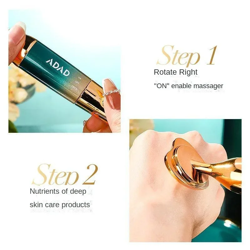 Elektrische Nano Ion Facial Massager – Huidverzorgingsapparaat voor anti-aging en serumabsorptie, draagbaar gezichtsmassager