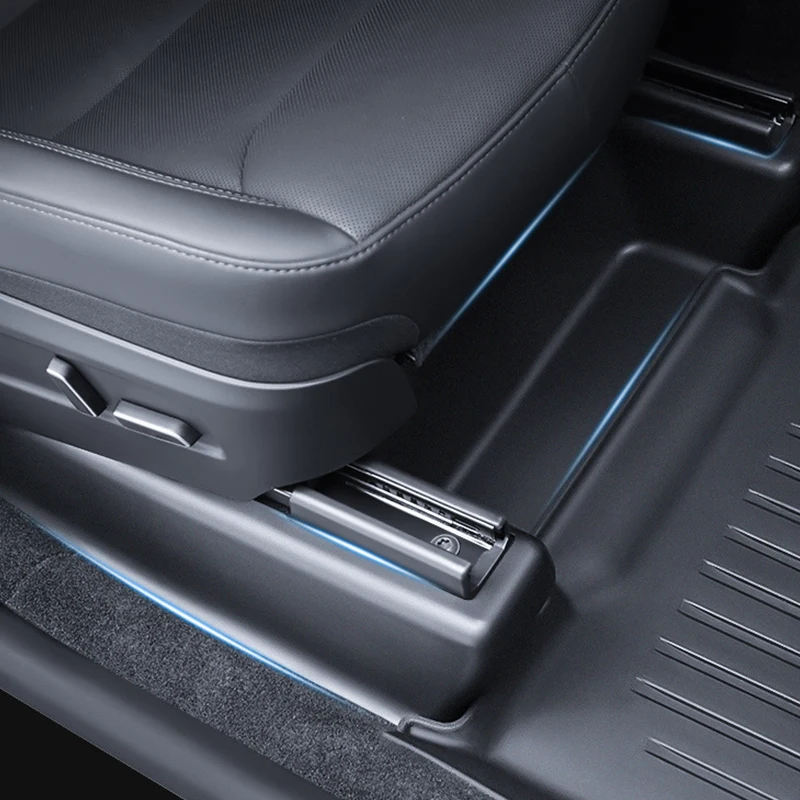 For Tesla Model Y Juniper 2025  TPE Under Seat Corner Guard Seat Slide Rails Protector Cover Anti-Kick Decor Accessories