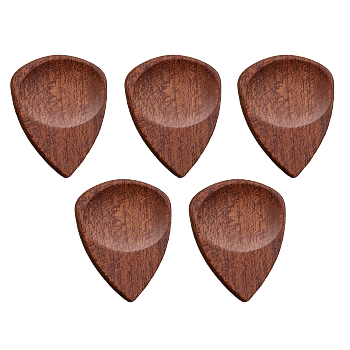 ABYB Grooved Guitar Picks, Wooden Guitar Picks, Wooden Guitar Picks for Electric, Acoustic or Bass Guitar,C