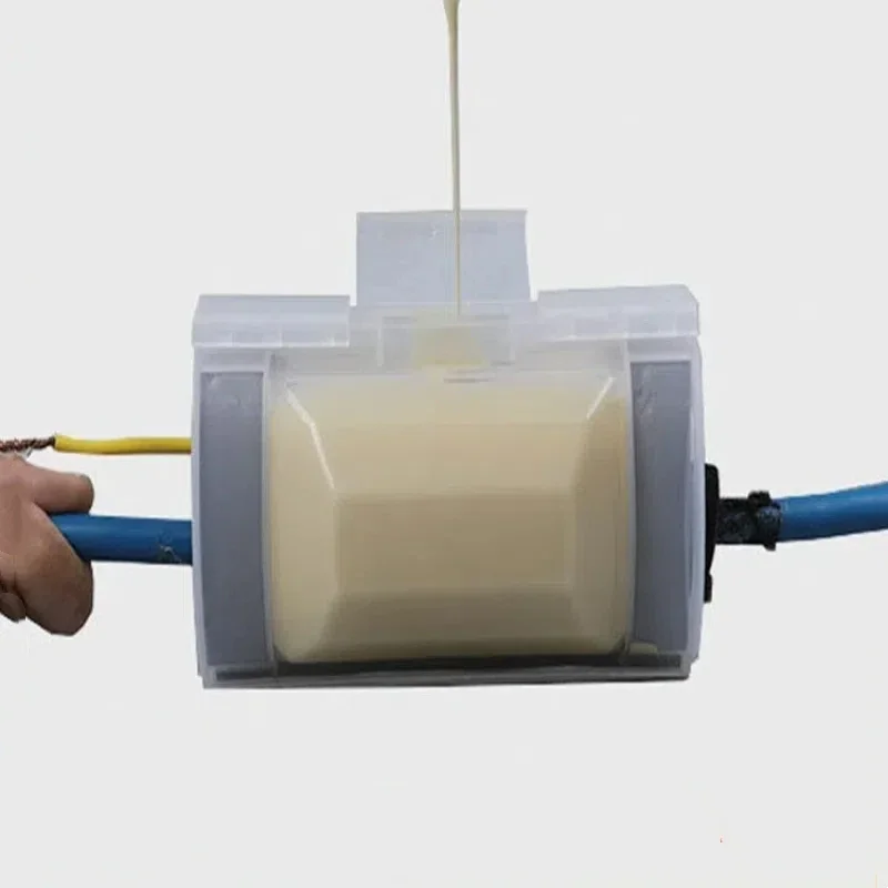 Outdoor Submersible Pump Cable Connector IP68 Waterproof Three-way Glue Injection Protection Box Junction Box for Electrical Wir