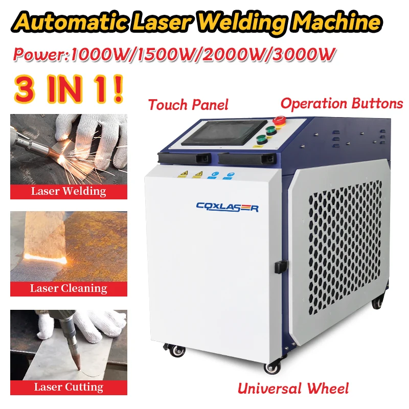 3000W Hand Held Laser Welding Machine 4 in 1 Laser Welding Machine Laser Welder Cleaner Cutter for Metal Stainless Steel 