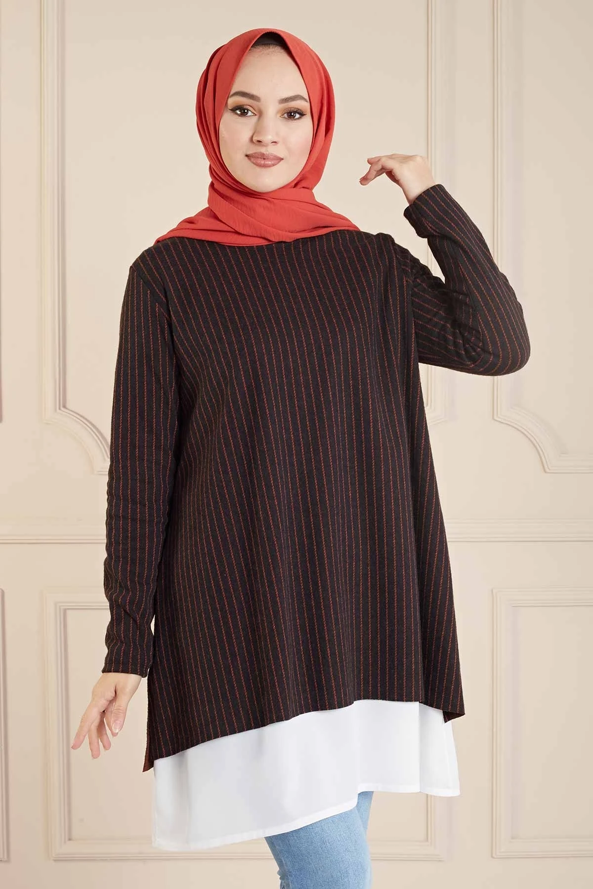 Striped Tunik NY Tan