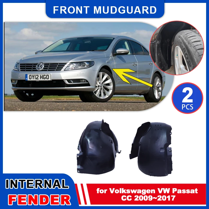 

2 шт. брызговики для Volkswagen VW Passat CC 2009 ~ 2017 2010 2011 2012 2013 2014 2015 2016 внутри брызговики брызговики переднее колесо аксессуары для крыльев