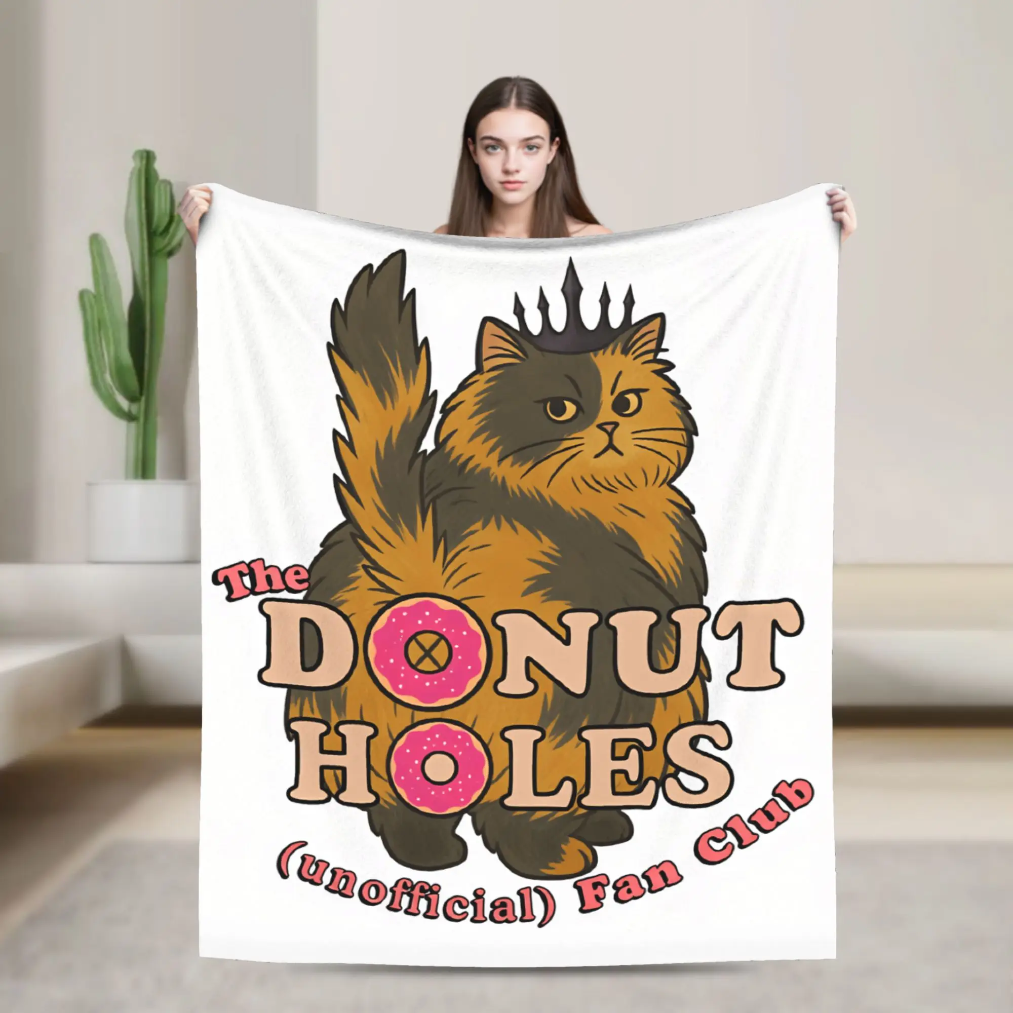 Dungeon Crawler Carl Princess Donut Princess Posse Poster Throw Blanket Super Soft Fashion Blankets Flannel Bedspread Bed Cover