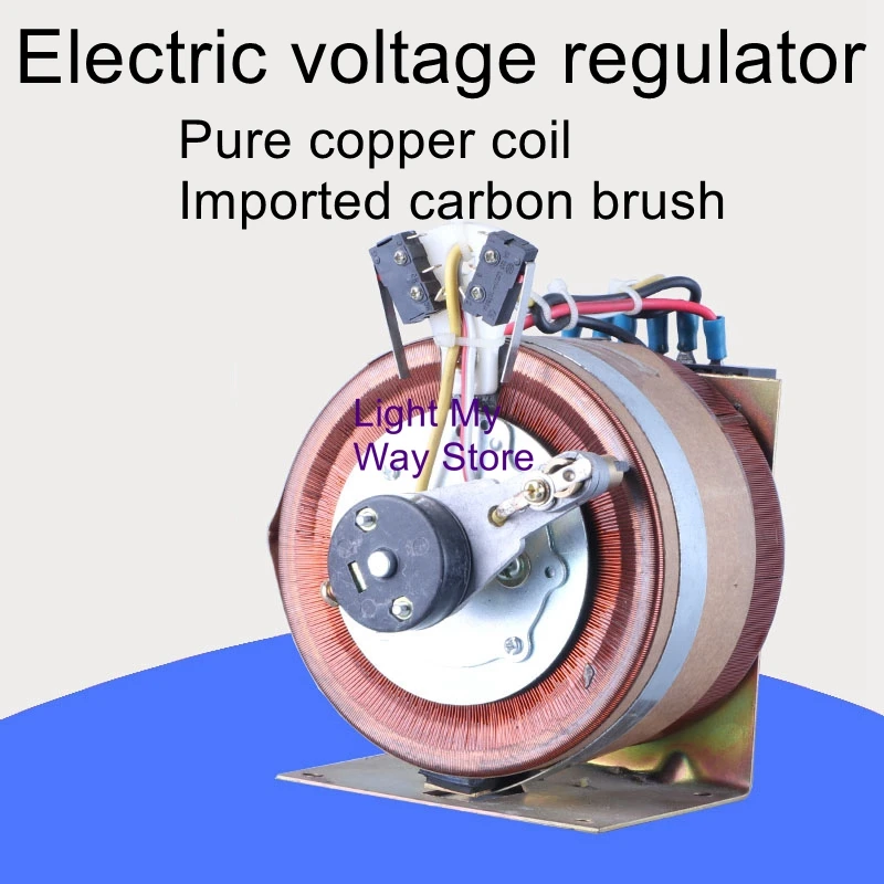 

500W1000W electric voltage regulator 220V single-phase contact auto-coupled AC power supply 0-250V adjustable transformer