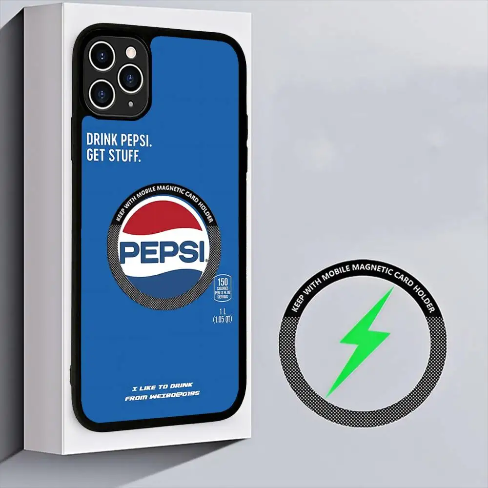 P-Pepsi For Magnetic Case For IPhone 17 Air 16 15 14 13 12 11 Pro Max Plus Wireless Charging