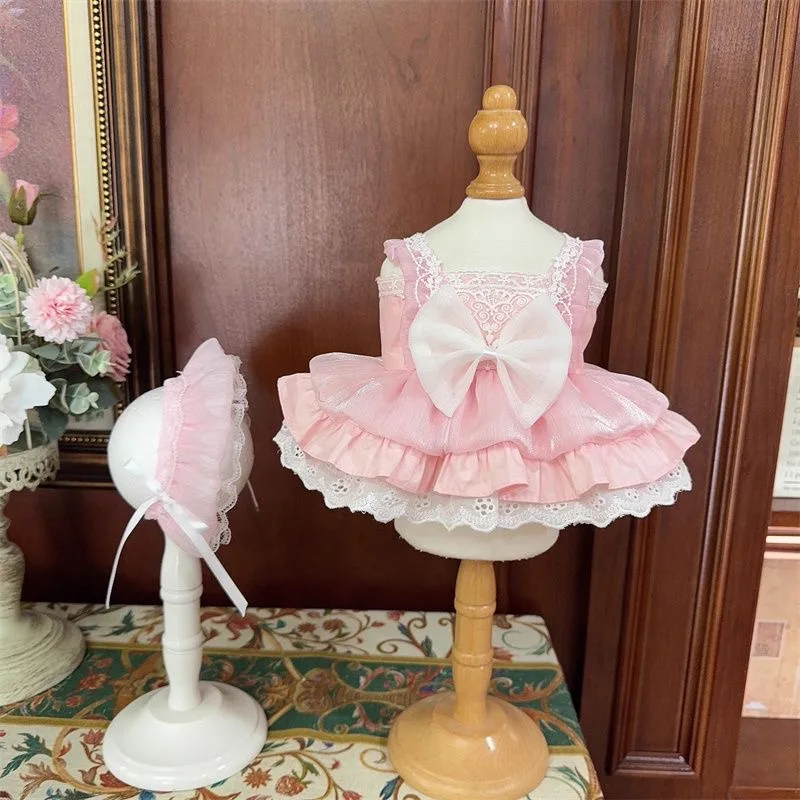 

Хлопковая кукольная одежда 20 см, кукольное платье 10 см, сексуальное розовое платье без шнуровки