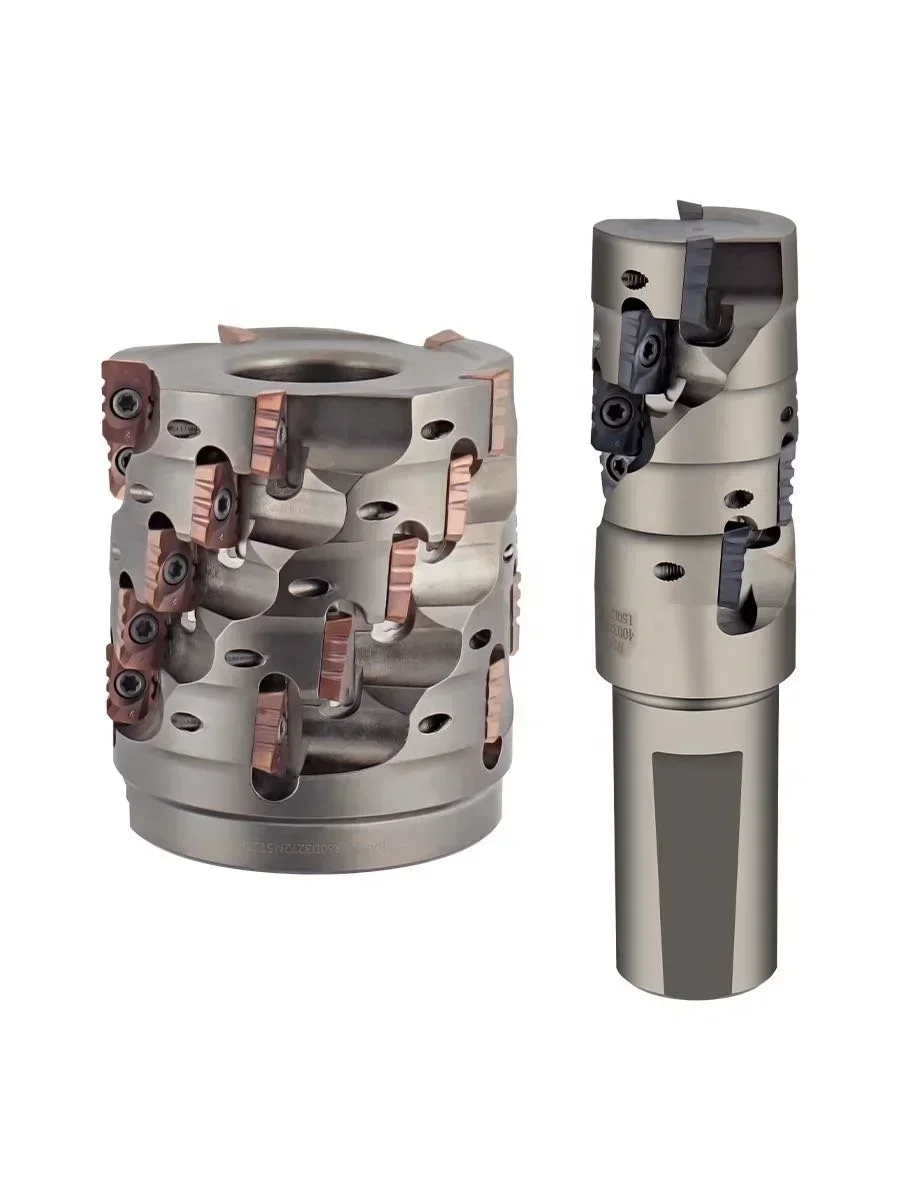 オリジナルの真新しい！ CNC マッチエンドミルインサート刃先交換式コーンフライスカッターホルダーツールラフマシニングツール