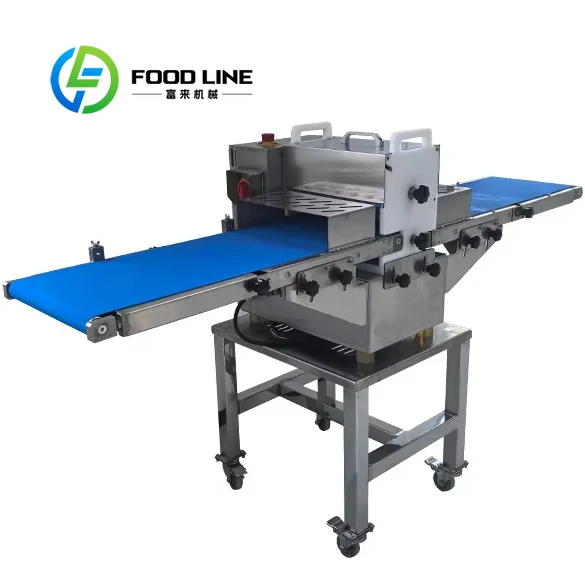 Stainless Steel Sausage Cutting Machine Fish Food Processing Machine Jerky Meat Cutter customize