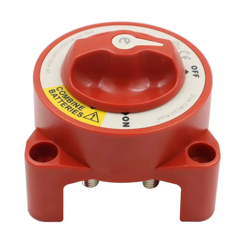 

Роторный выключатель-разъединитель AT51-5511E Dual Circuit Plus для аккумуляторов, 12В-32В, 350А, серия E, для автомобилей, грузовиков, судов, скоростных катеров