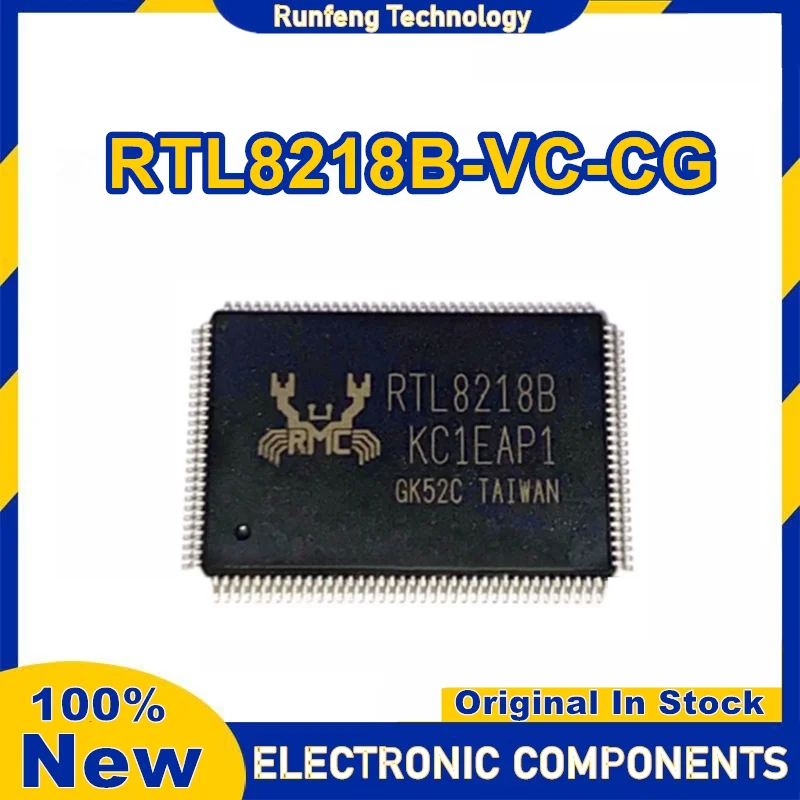 

5 шт. новый оригинальный RTL8218B RTL8218B-CG RTL8218B-VC-CG RTL8218 QFP-128 чипсет в наличии