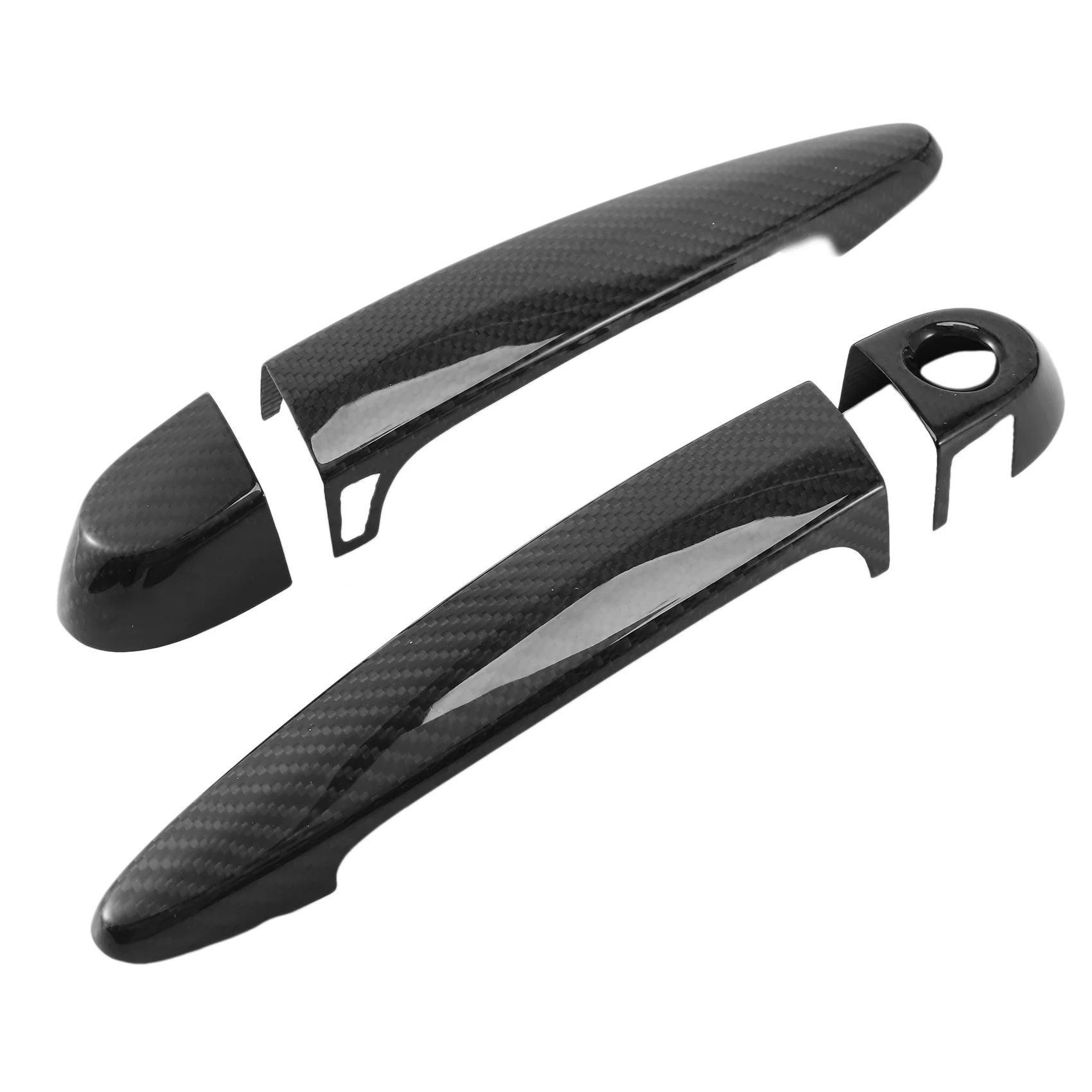 

Real Carbon Fiber Outside Exterior Door Handle Cover Trim with PKE For-BMW 1 2 3 4 Series E90 F30 F34 X3 F25 X5