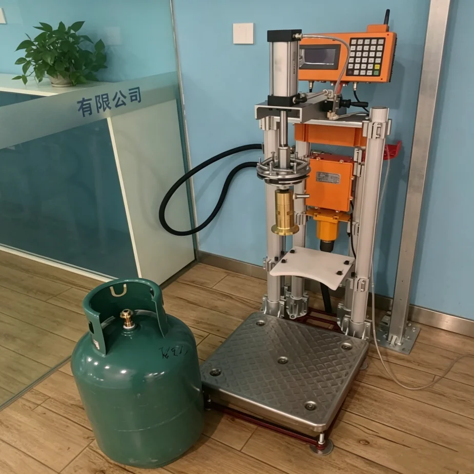 Electric Ex-proof Gas Filling Scale High-Accuracy 2kg-120kg Capacity Filling System Integrated Filling Data Monitoring