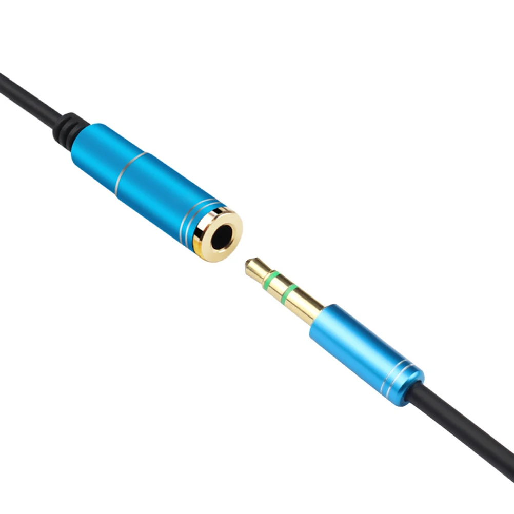 

3pcs 2m 3.5mm Male to Female AUX Extension Cable Headphone Extension Cable for Cellphone Tablets Computer MP3 Speaker (Blue)